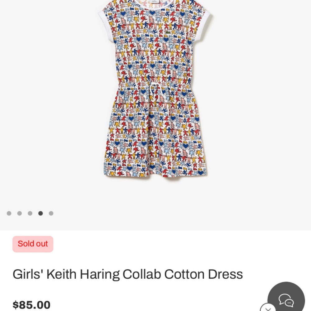 Lacoste toddler girl dress